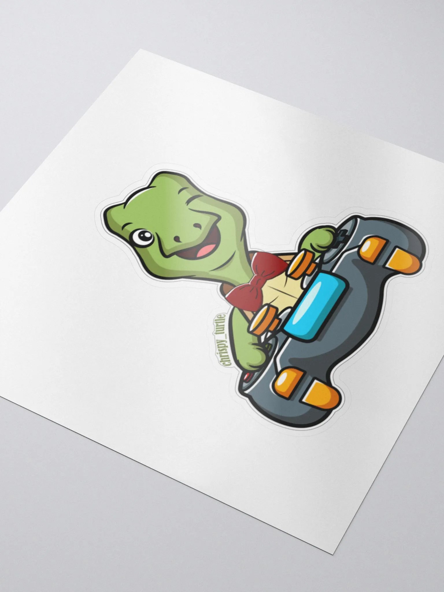Large single Gamer Turtle sticker product image (3)