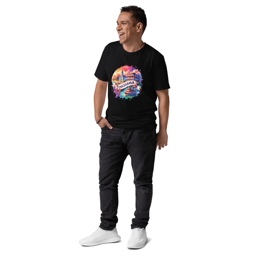 Louisiana Retro Tshirt product image (10)