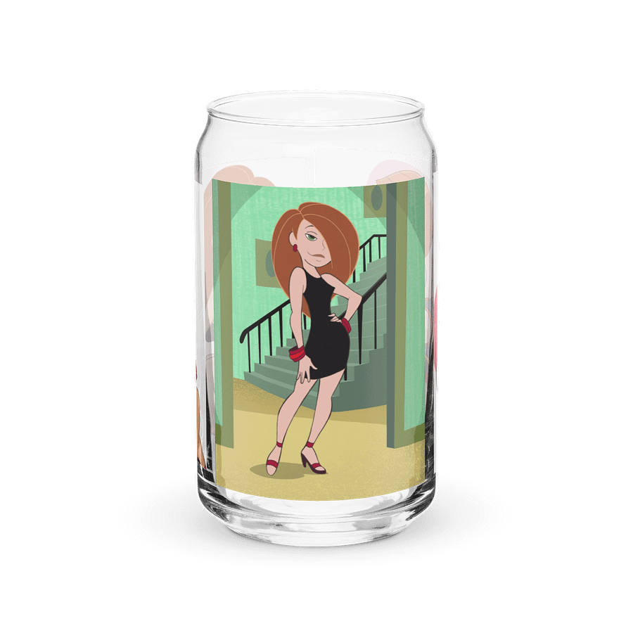 Kim Possible 16oz Glass can product image (2)