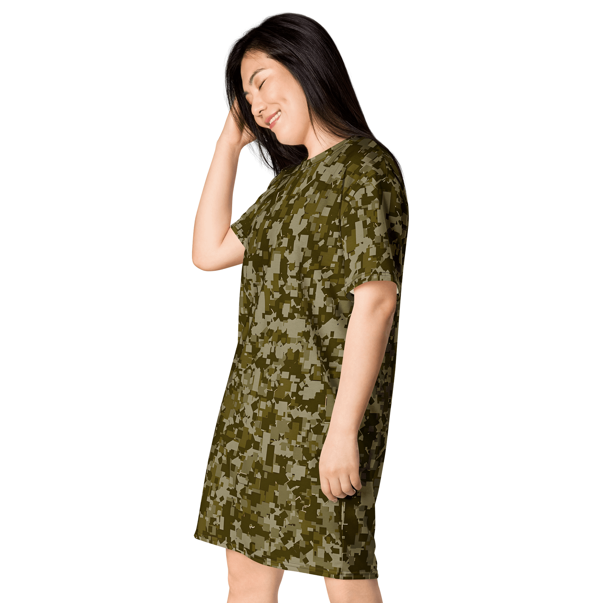 Chic Comfort All-Over T-Shirt Dress product image (3)