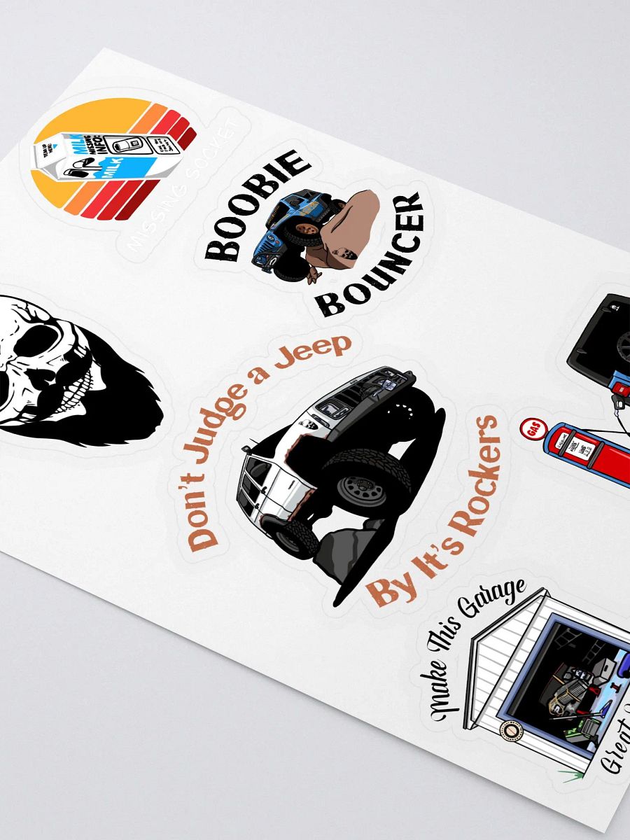 Bearded Jeeper Sticker Sheet product image (3)