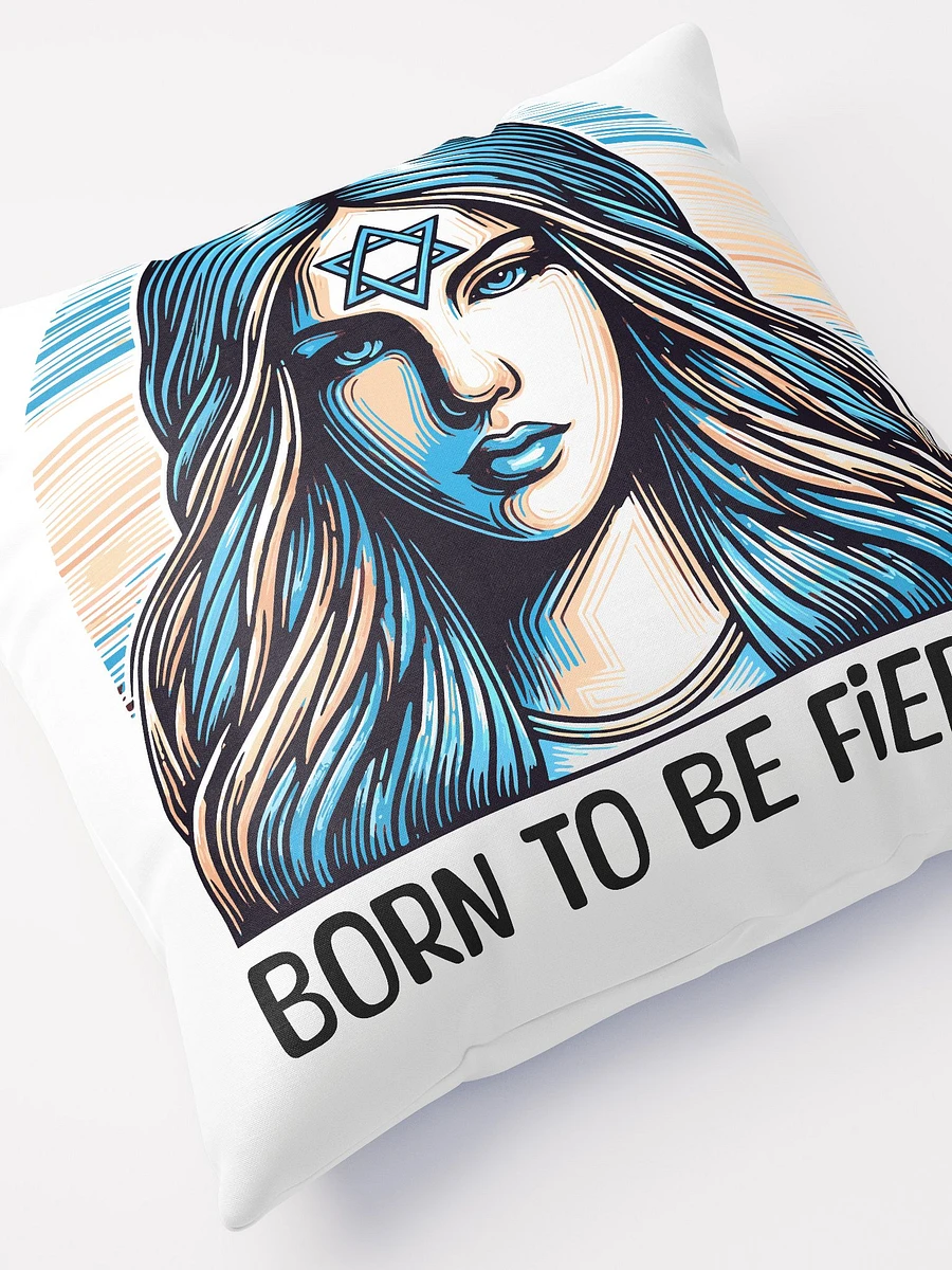 Born to Be Fierce Jewish Woman Pillow product image (5)