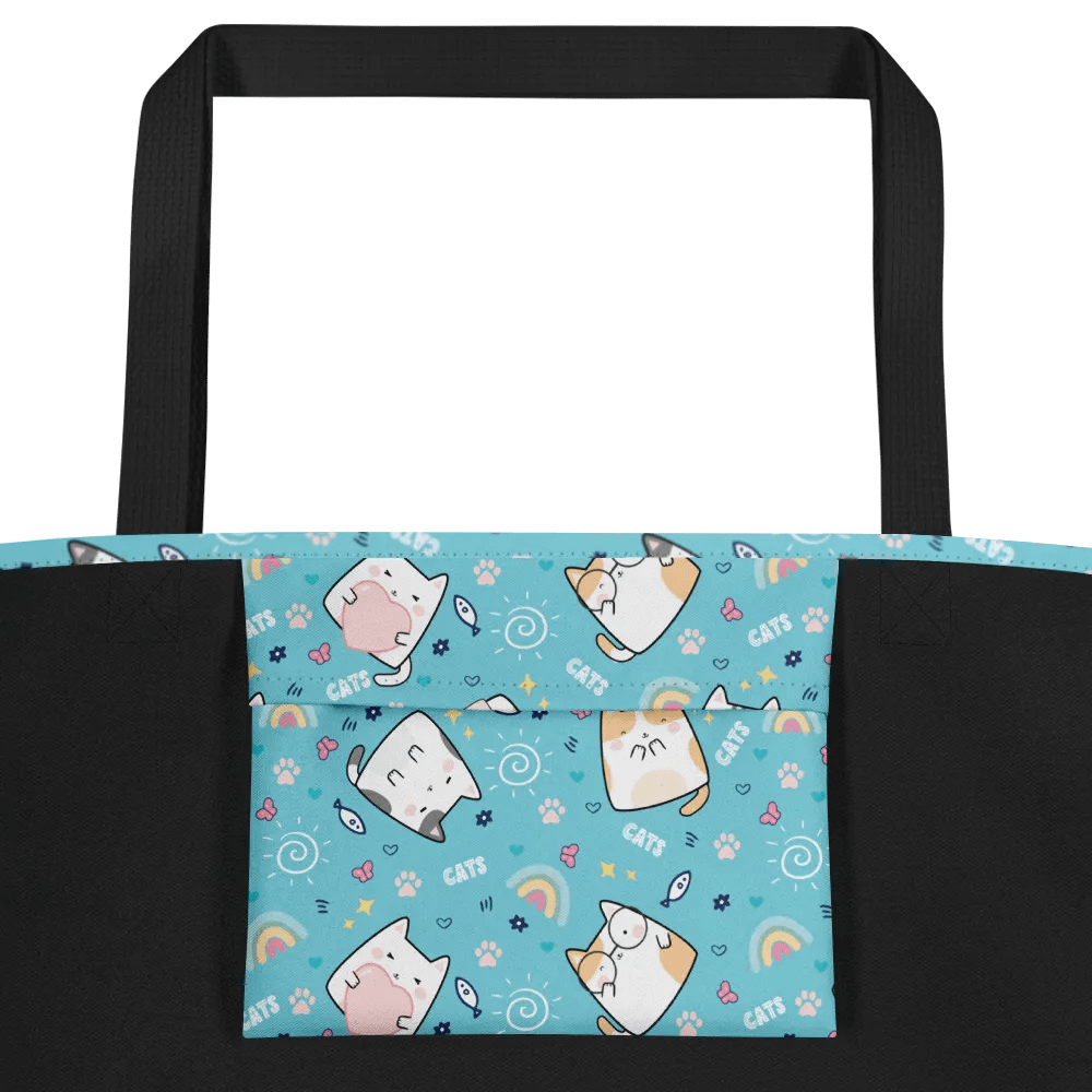 Whimsical Cat Paradise Tote Bag product image (2)