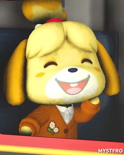 Animal Crossing New Horizons | Isabelle Animation 🌊 #animalcrossing #switch