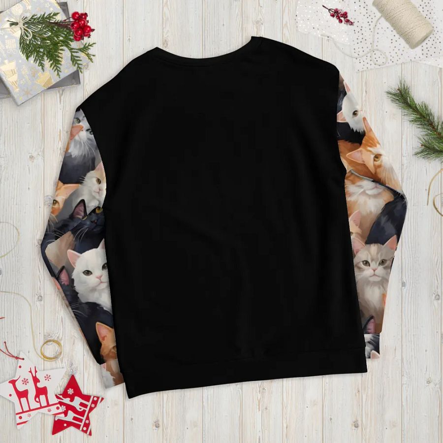 Purrfectly Adorable Cat Lovers Unisex Sweatshirt product image (12)