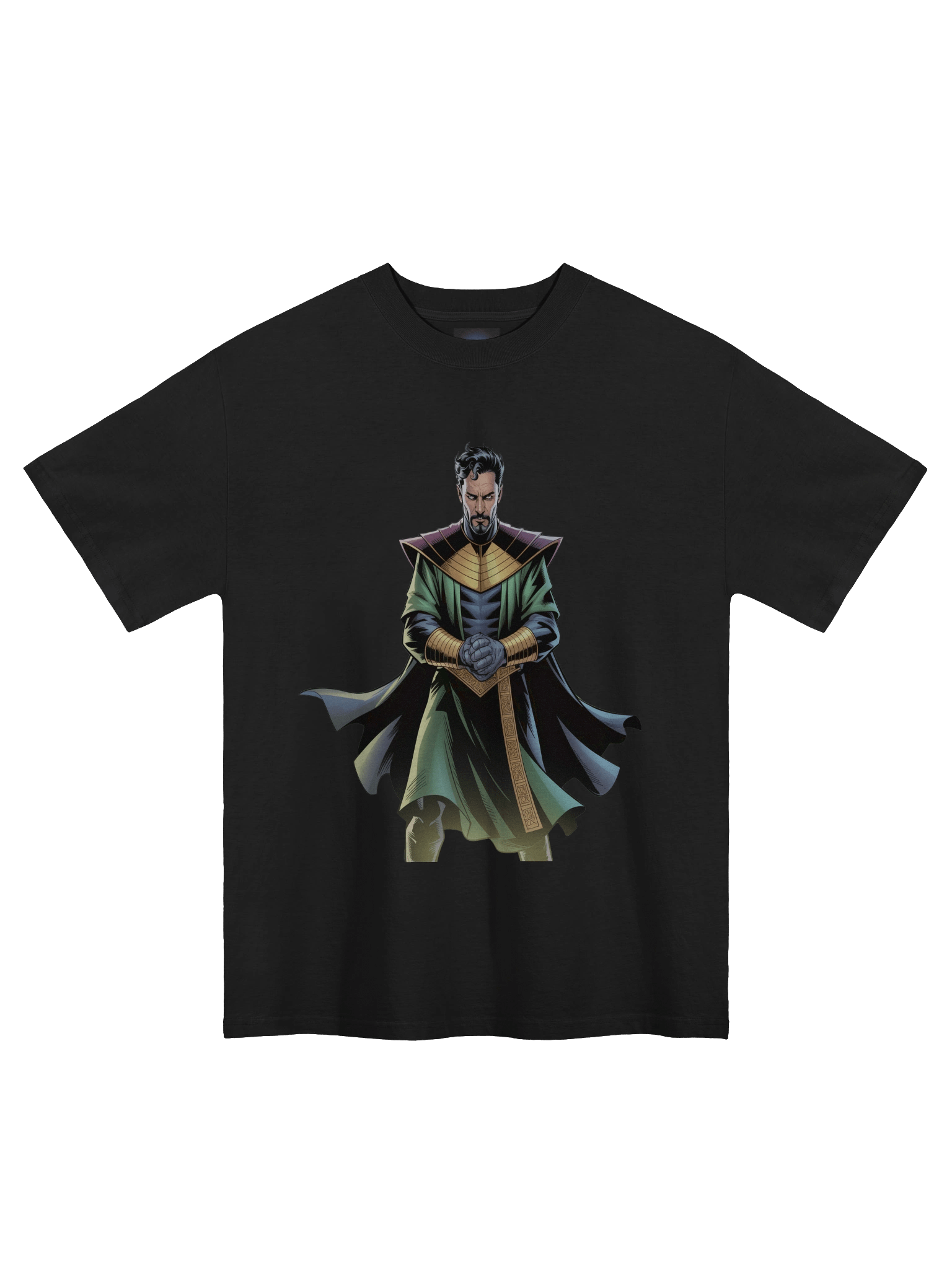 Demon's Dominion: Ra’s Al Ghul Inspired Oversized Faded T-Shirt product image (3)