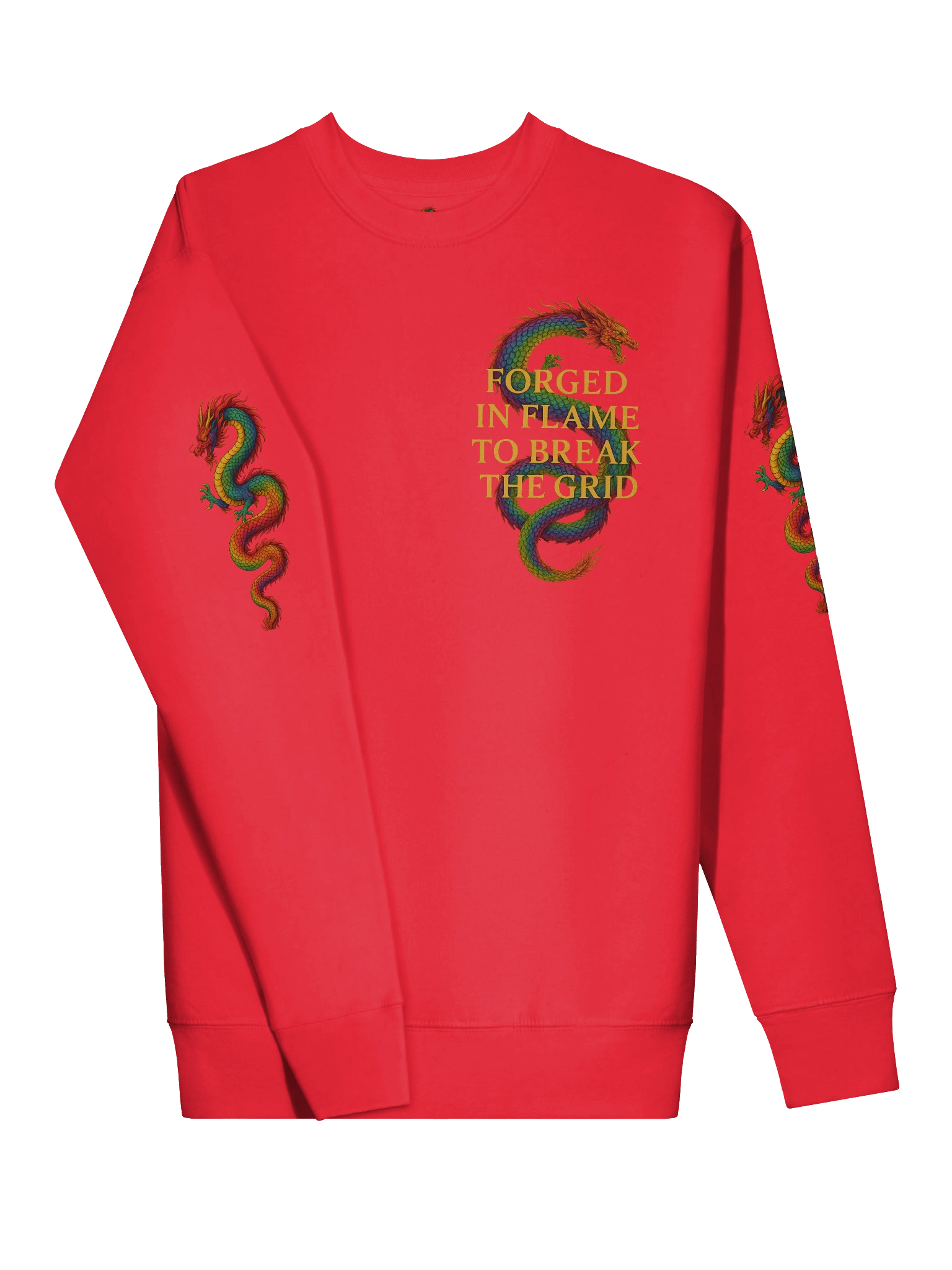 🐉 Colourful Dragon – Premium Flame Hoodie Luxury loungewear. Soul-coded armour. product image (71)
