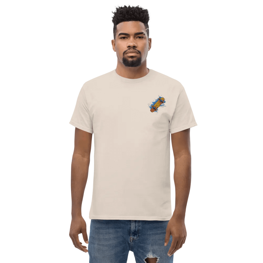Wild Wet Skateboard Embodied T-shirt product image (28)
