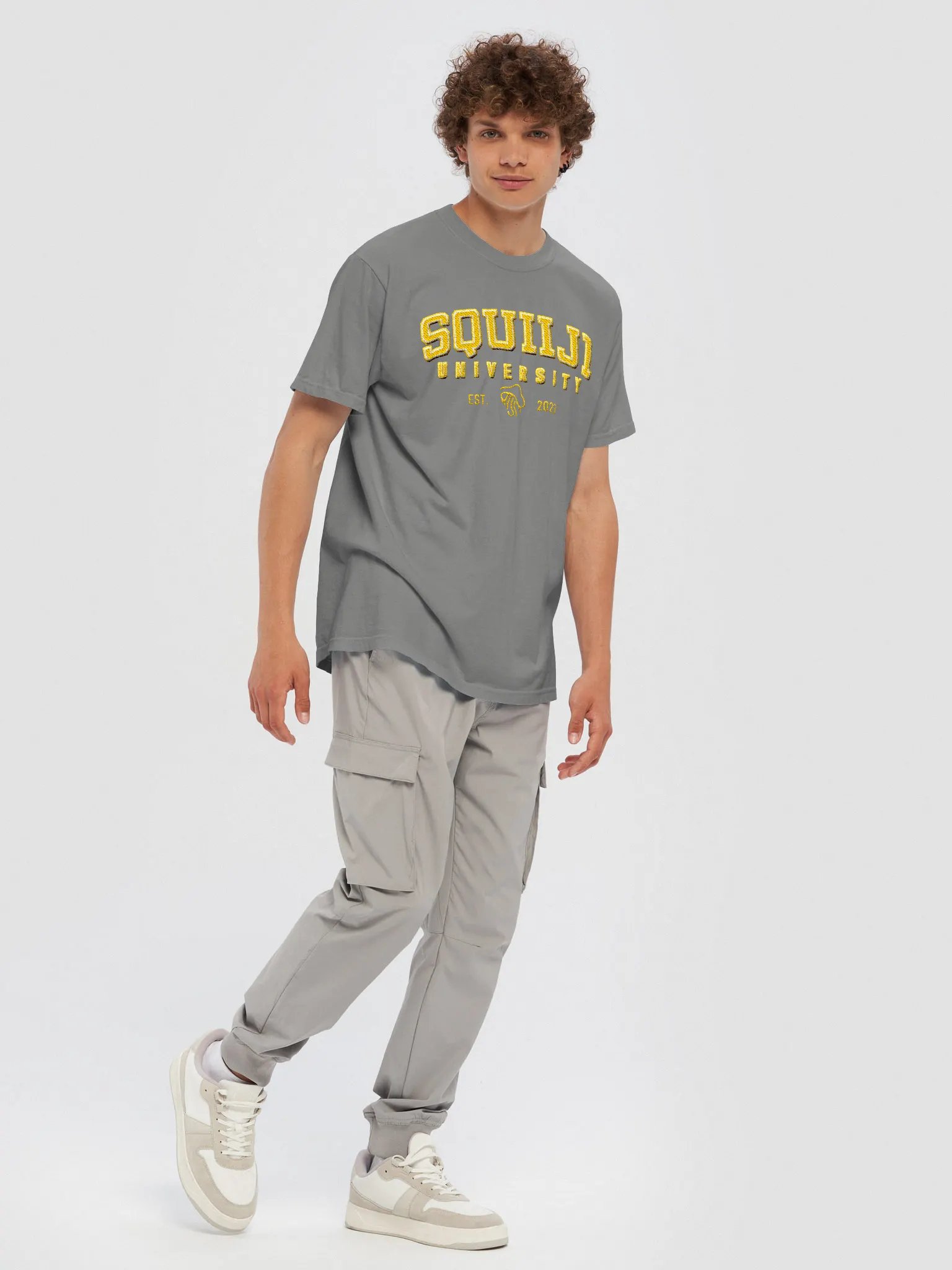 Squiiji University Embroidered Tee product image (63)