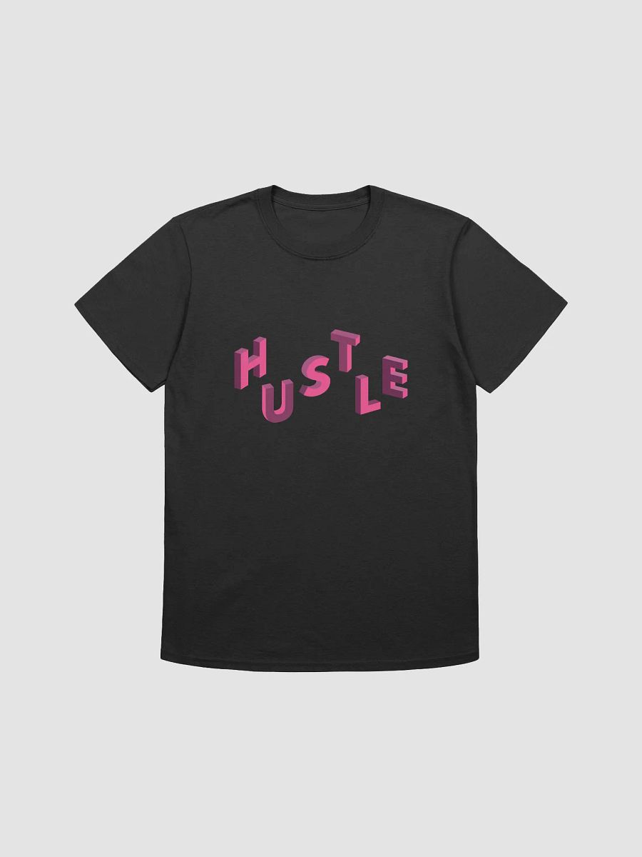 HUSTLE 3D Block Letters T-Shirt product image (1)