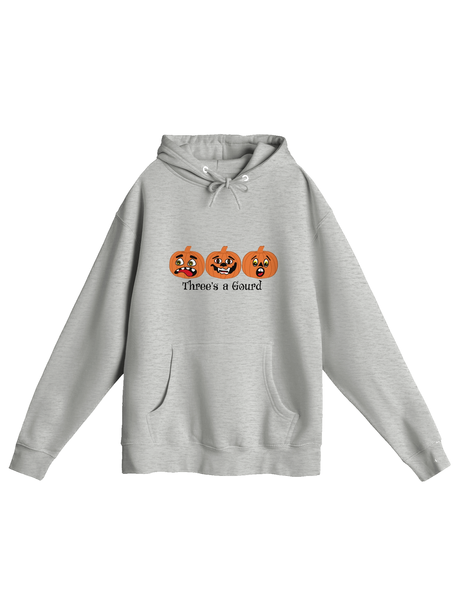 Three's A Gourd™ – Halloween Lane Seven Premium Pullover Hoodie product image (2)