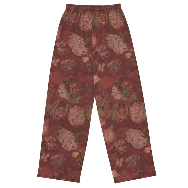 RED FLORAL WIDE LEG product image (1)