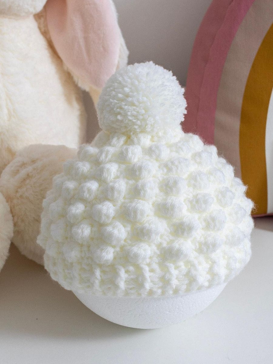 Crochet Pattern: Bobble Baby Beanie product image (7)