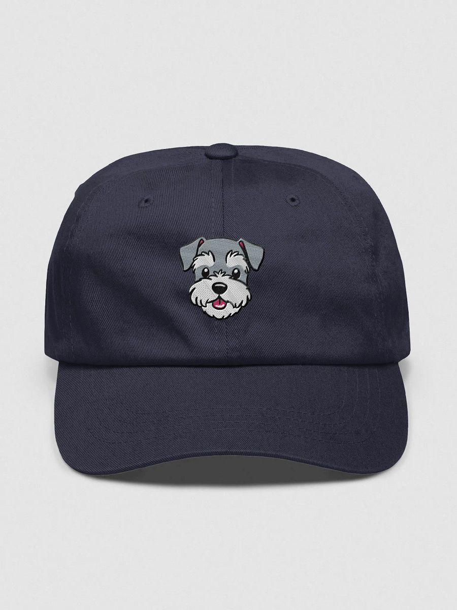 Smiling Miniature Schnauzer Pup Cartoon Dad Hat product image (25)