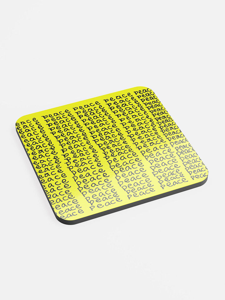 Peace 2 Coaster (Yellow) product image (2)