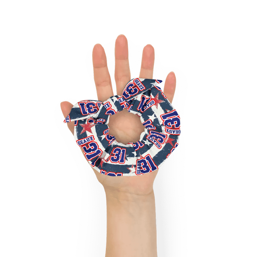 Geaux 31 Vintage Stars & Stripes Custom Hair Tie product image (6)