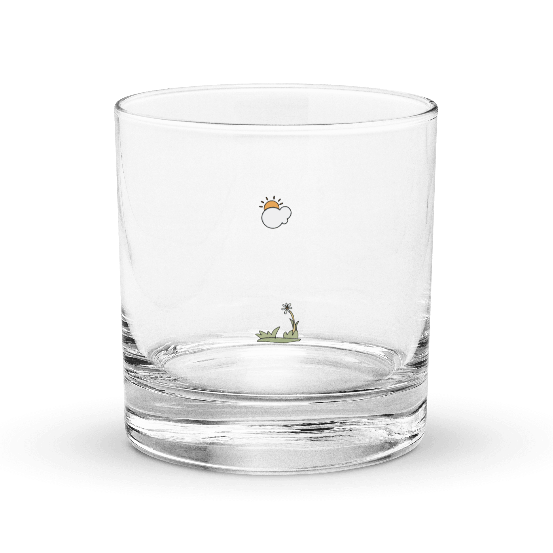 Sunshine & Blooms Rocks Glass product image (1)