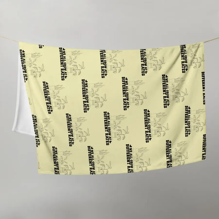 We All Grow At Different Rates Blanket product image (9)