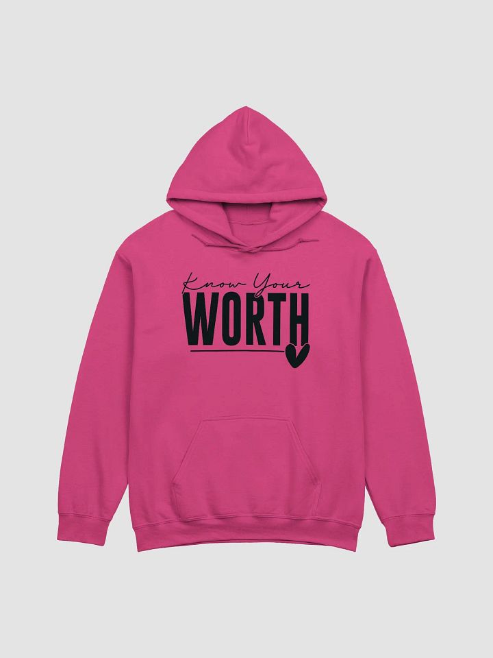 Know Your Worth Hoodie product image (1)