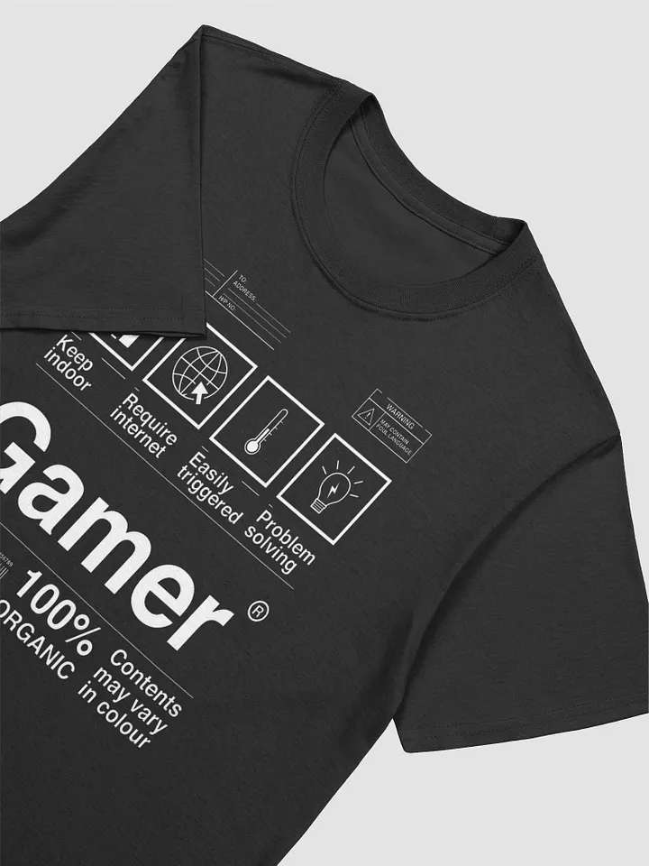 Gamer Typography T-Shirt product image (1)