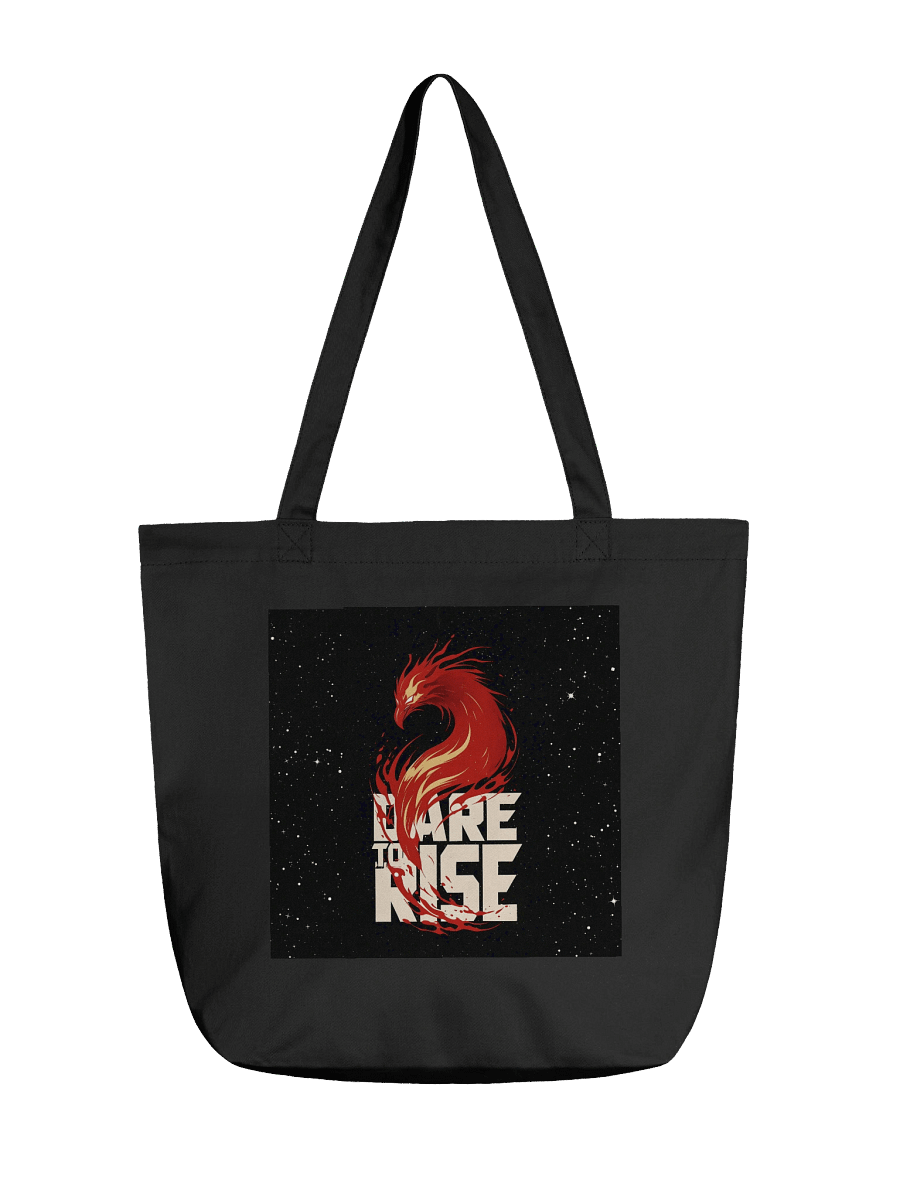 Dare To Rise - Motivational - Organic Cotton Tote Bag (Standard) product image (1)