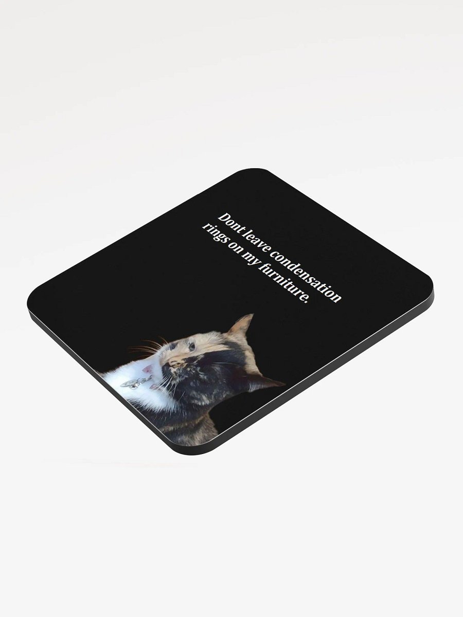 Threatening Lyra Glossed Cork Drink Coaster product image (4)