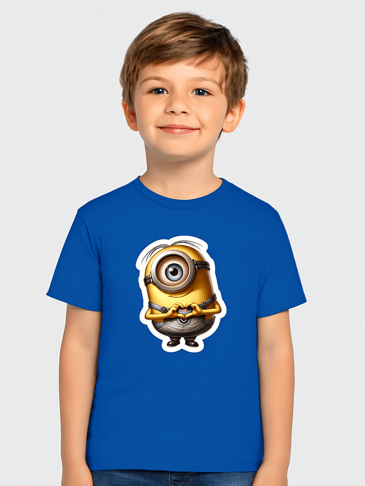 Heartwarming One-Eyed Smiley Youth T-Shirt product image (1)
