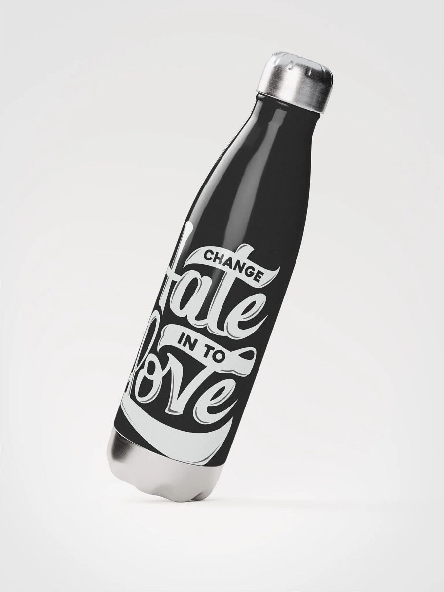 HATE->LOVE Stainless Steel Water Bottle product image (2)
