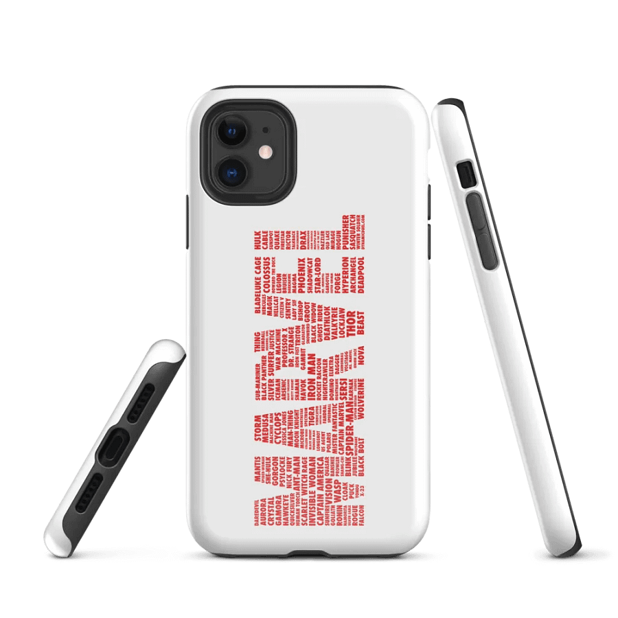 Marvel Names iPhone Case product image (1)