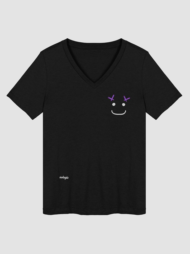 NLD Smiling Antlers Women's V-Neck Tee product image (2)