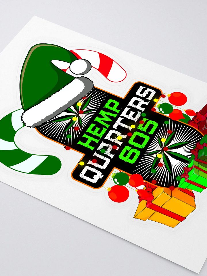 HQ Christmas Sticker 7.5