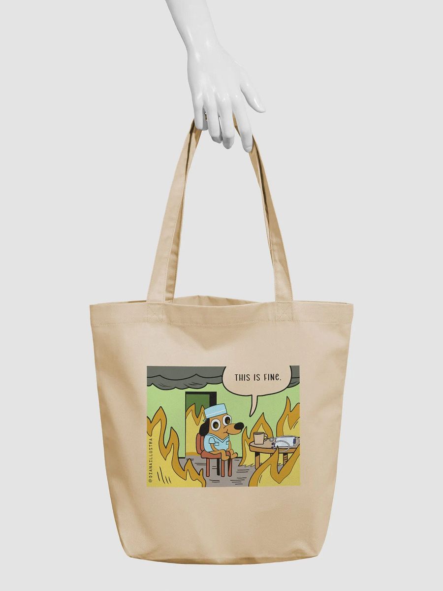 "This is fine-doctor" Bag (medium size) product image (4)