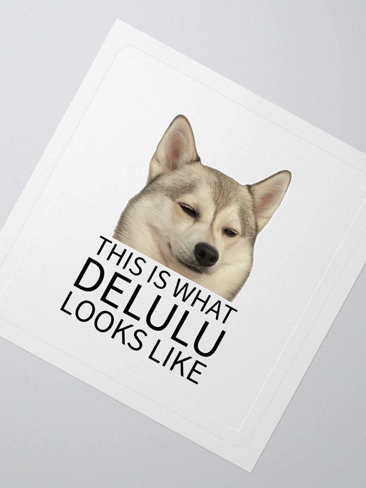 This Is What Delulu Looks Like – Cordell Sticker 💅🐾 product image (6)