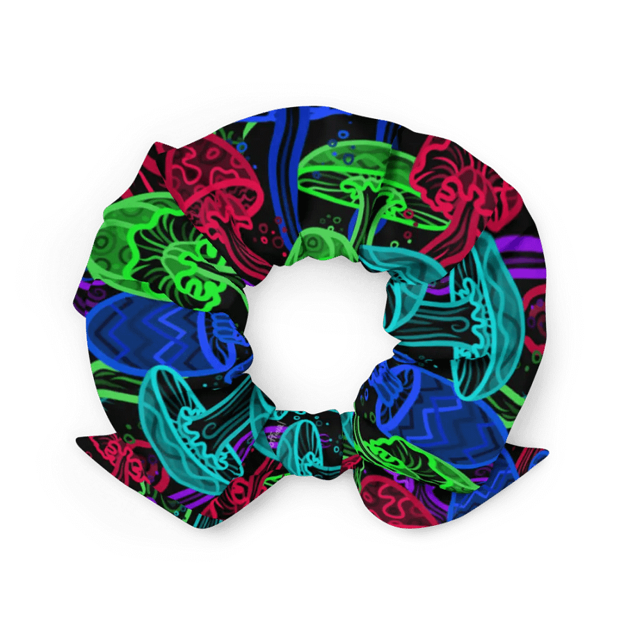 Neon Mushrooms (Variation 1) Scrunchie product image (5)