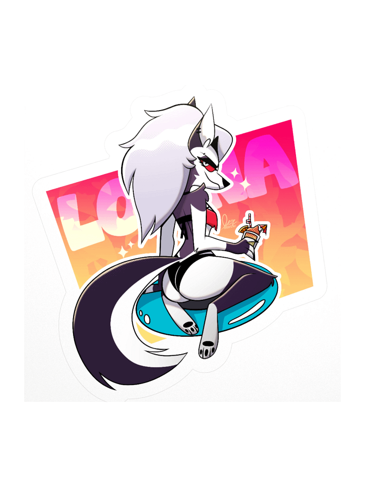 Loona Beach Time Stiker 🐶✨🏝️❤️‍🔥 product image (1)