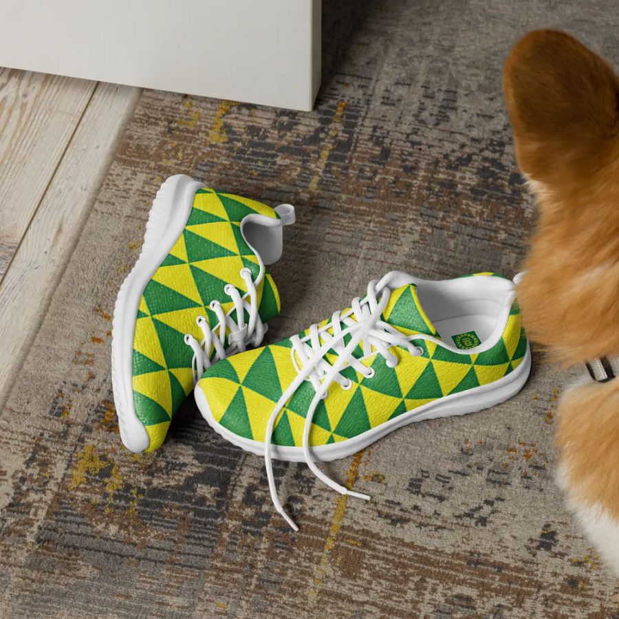 Diamond Grid Men's Athletic Shoes product image (6)