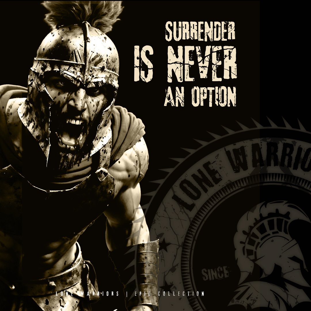 Surrender is never an option product image (1)