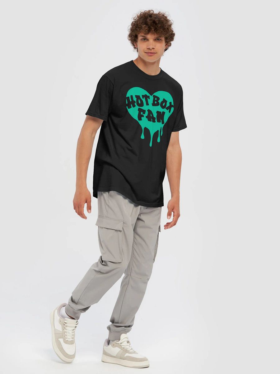 UNISEX HOT BOX FAM TRANSPARENT SEAFOAM GREEN LOGO TEE product image (7)