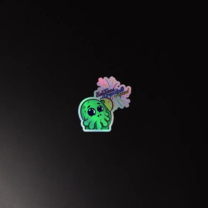 Eat Tacos Holographic Sticker product image (4)