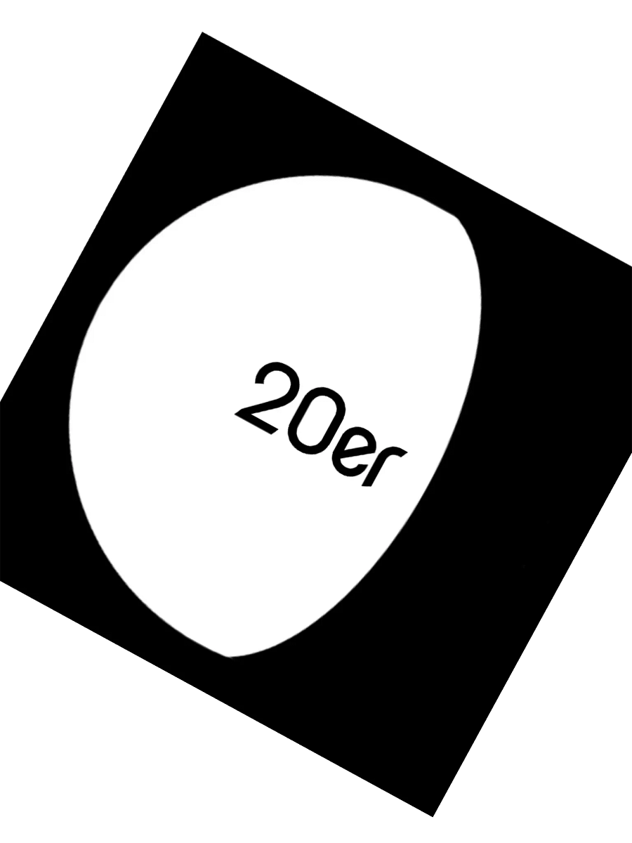 20er Waning Gibbous DARK (Kiss Cut Sticker) product image (4)