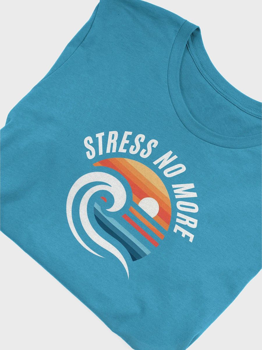 Sunset Waves Unisex T-Shirt | stress no more product image (50)