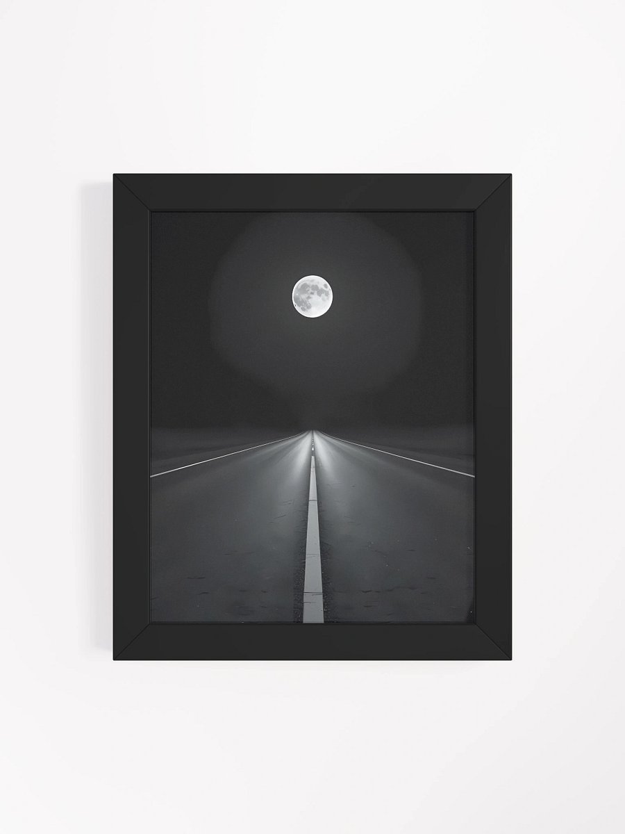 Moonlit Road Framed Poster product image (5)