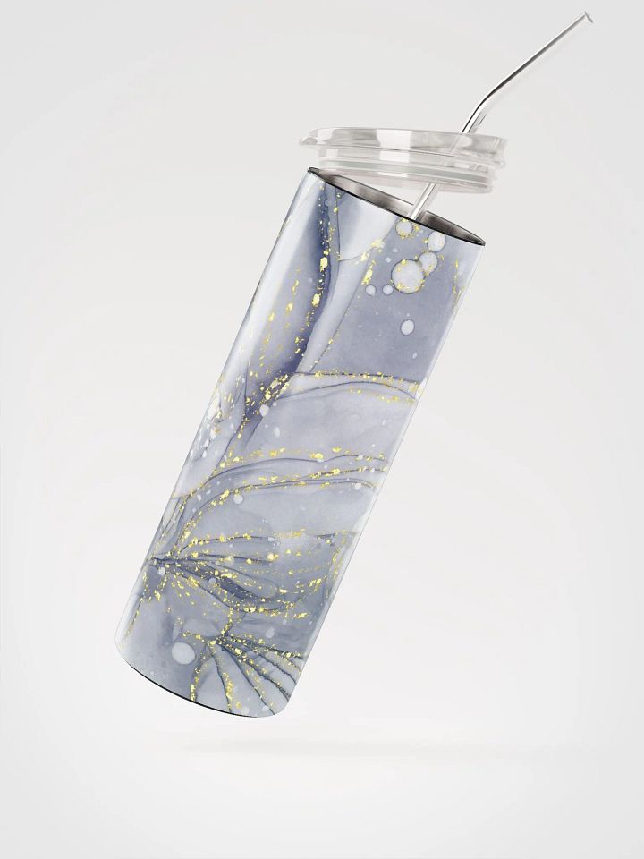 Ethereal Gold Swirl Stainless Steel Tumbler product image (4)