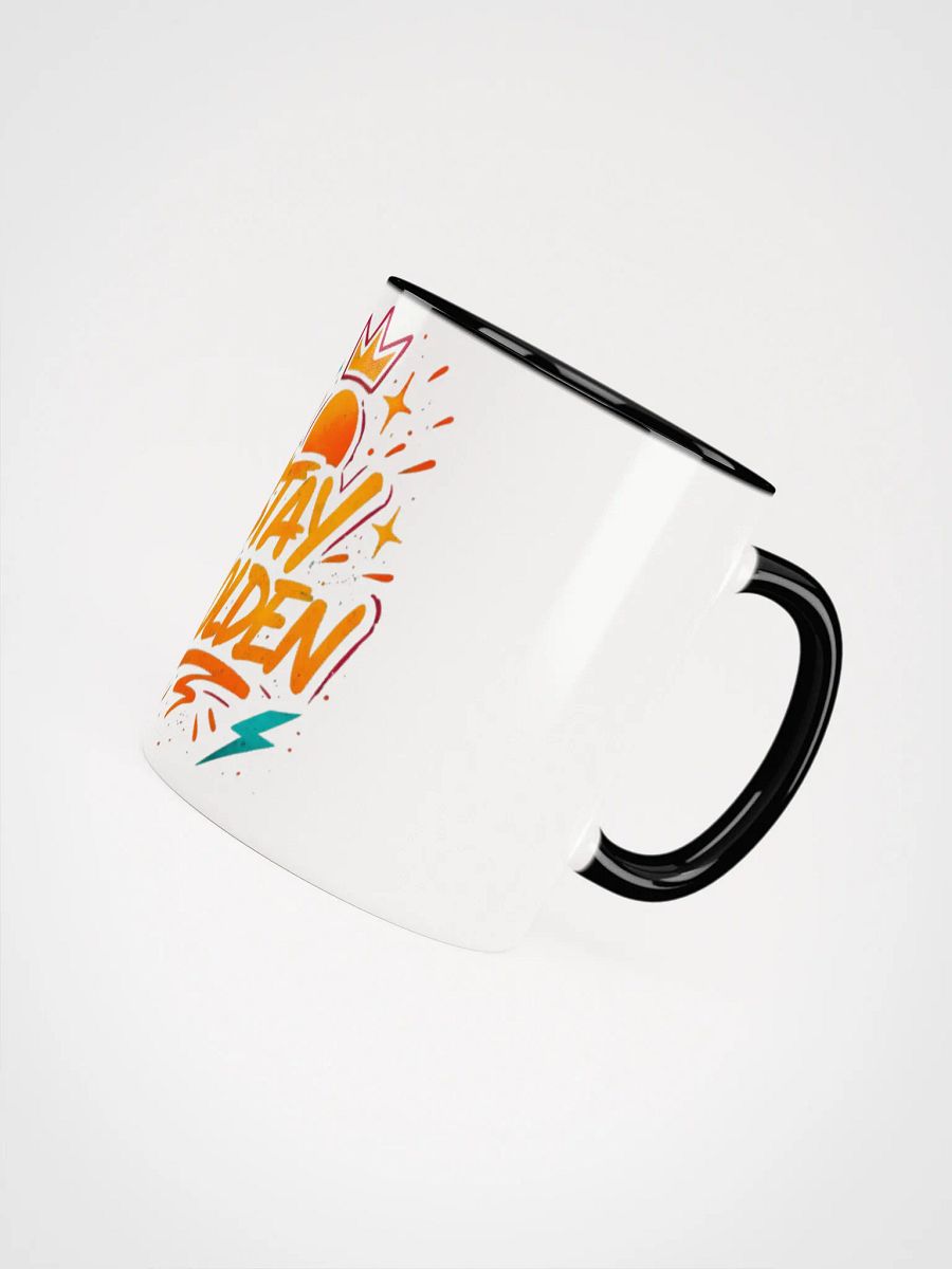 "Stay Golden" Graffiti Mug with Color Inside | Power Your Mornings product image (5)