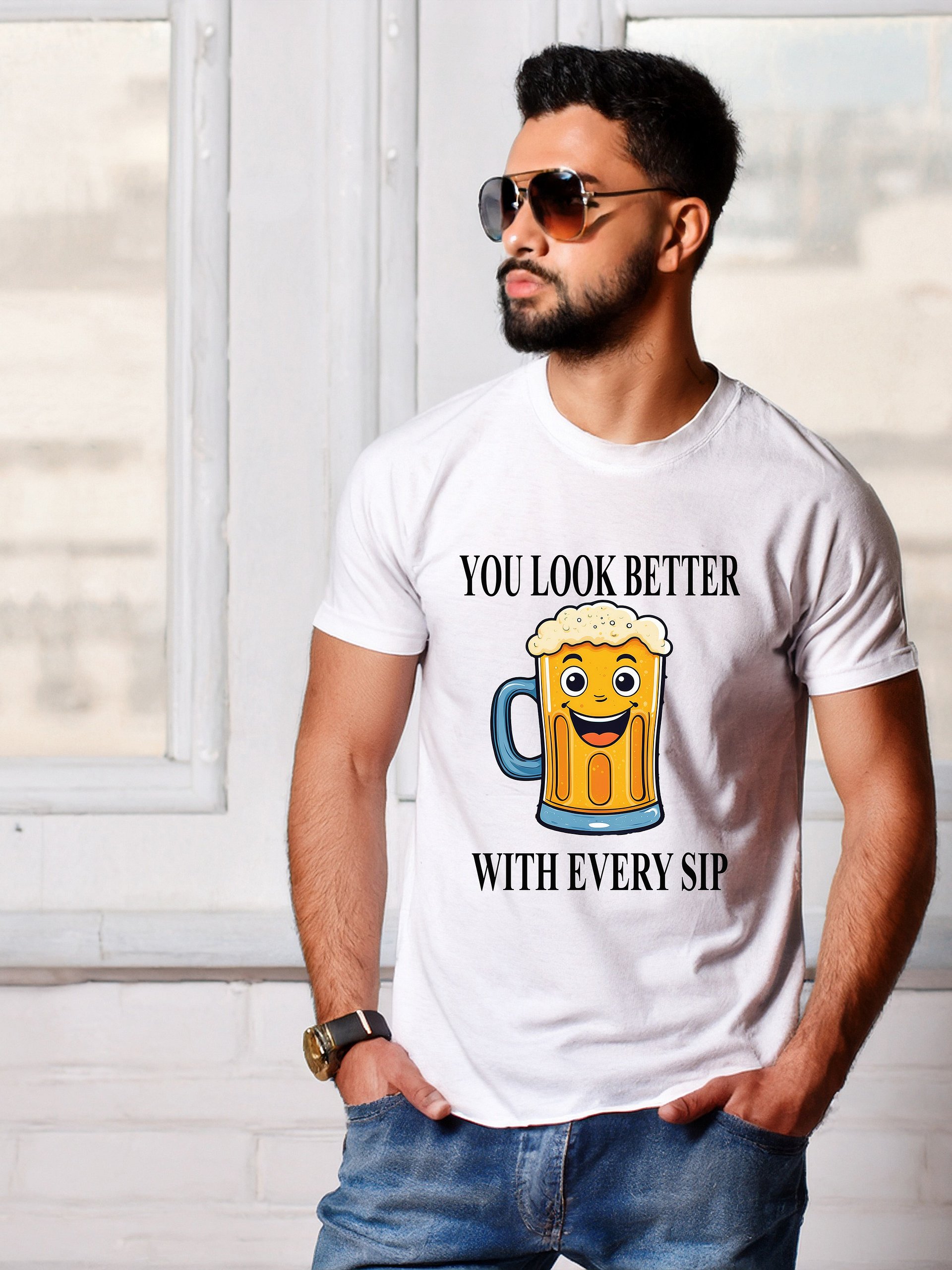 You Look Better Unisex Tee product image (1)