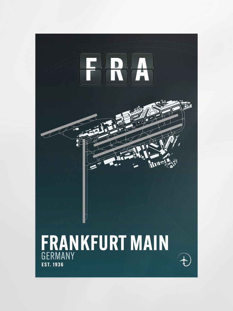 Frankfurt FRA Poster product image (1)
