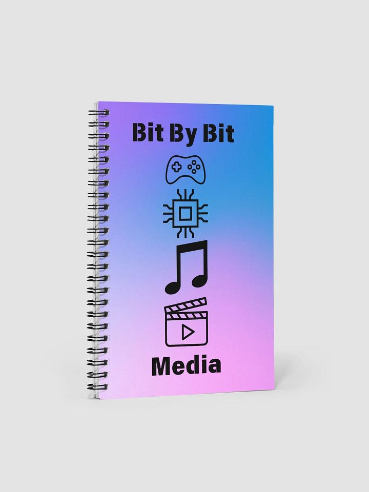 Bit By Bit Media Retro Color Scheme Spiral Notebook product image (1)