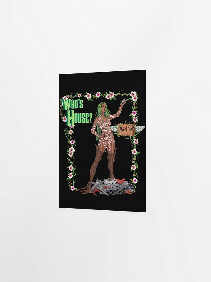 "Who's House, Groot's House" Poster (Dark) product image (9)