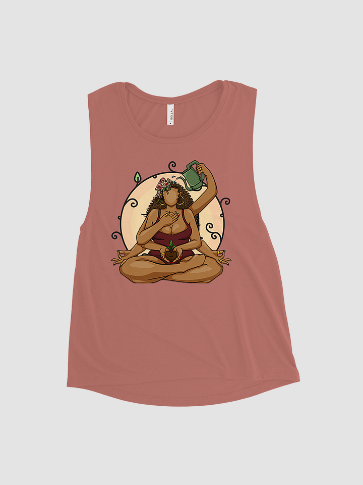 theGarden Deity Ladies’ Muscle Tank (mauve) product image (1)