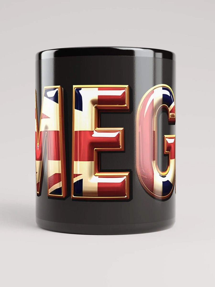 MEGA Union Jack Black Glossy Mug product image (9)